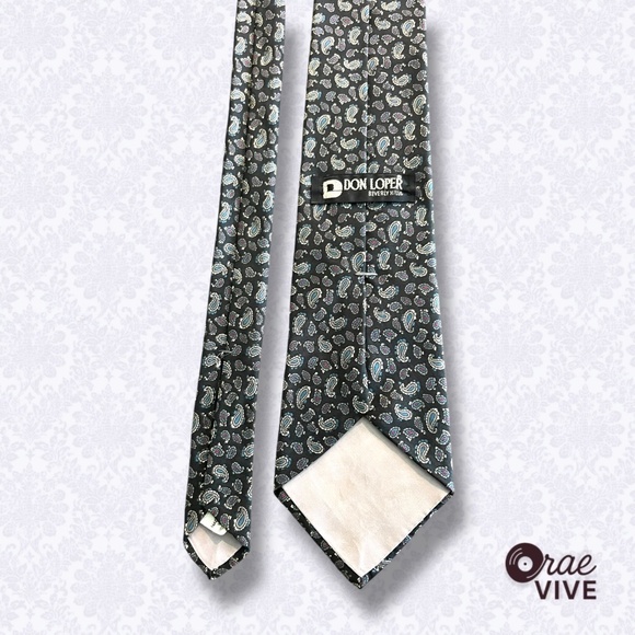 Vintage Don Loper Beverly Hills Tie – 100% Italian Silk – Made in USA - Picture 4 of 5